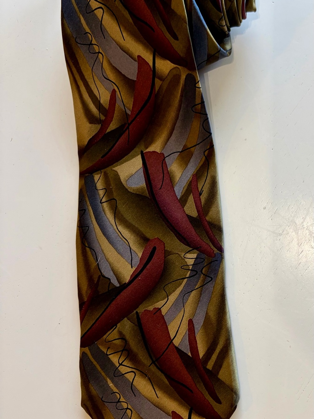 Vintage J. Garcia 100% Silk Tie - "Recollection Collection Forty-Six" 🎸